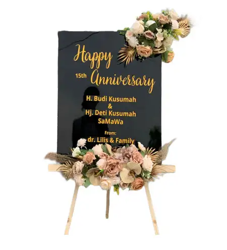 Papan Bunga Akrilik kanigoro blitar