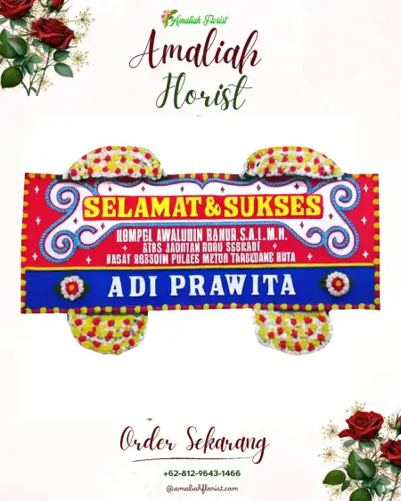 Papan Bunga Ucapan Selamat kanigoro blitar